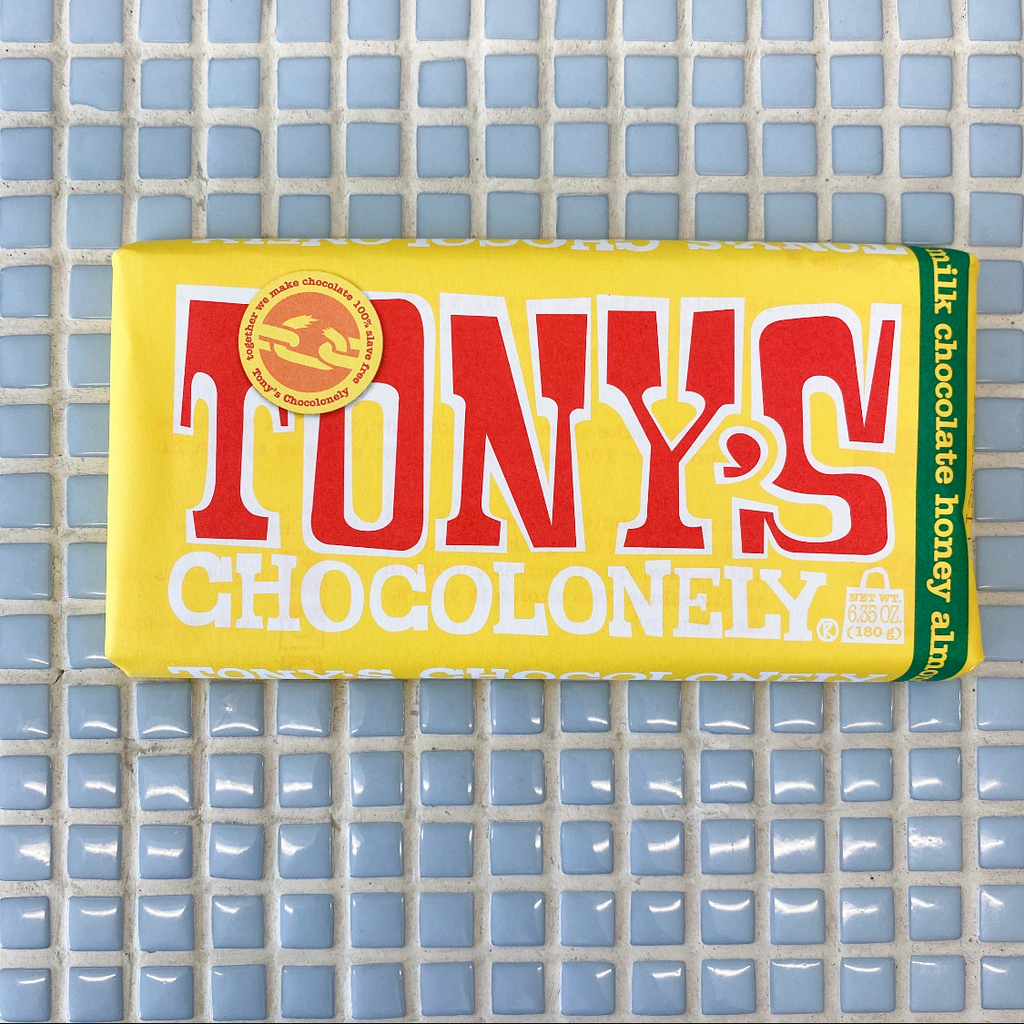 tonys chocolonely milk chocolate nougat