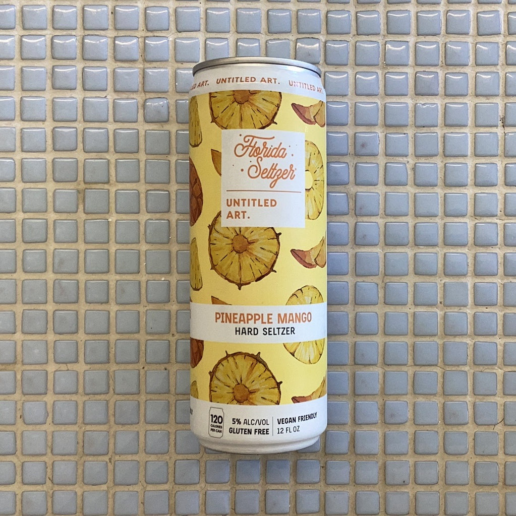 untitled art pineapple mango hard seltzer single
