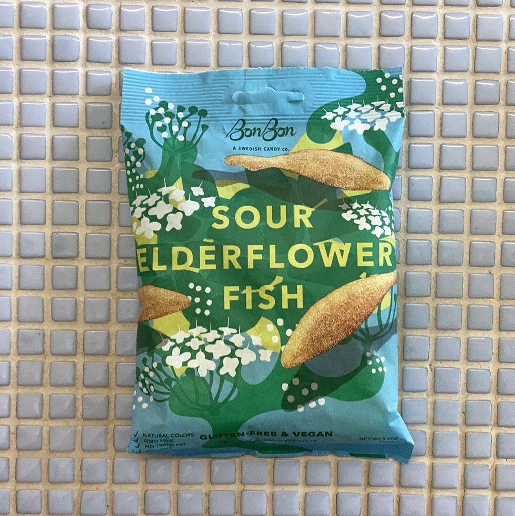 bonbon sour elderflower swedish fish