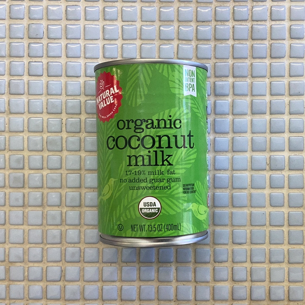 natural value organic coconut milk