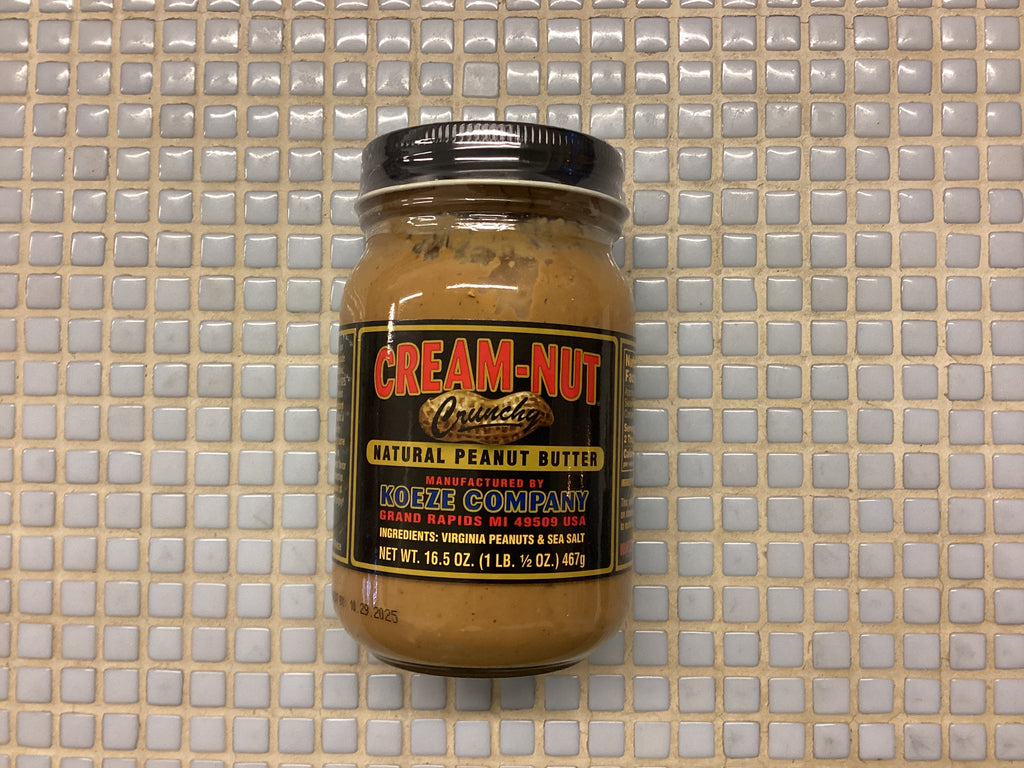 cream-nut crunchy natural peanut butter