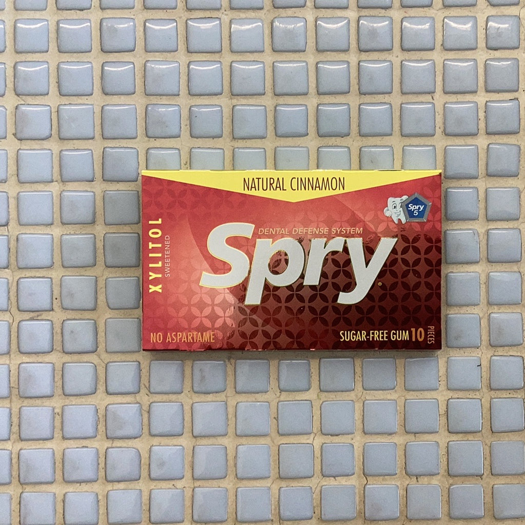 spry cinnamon gum flat pack