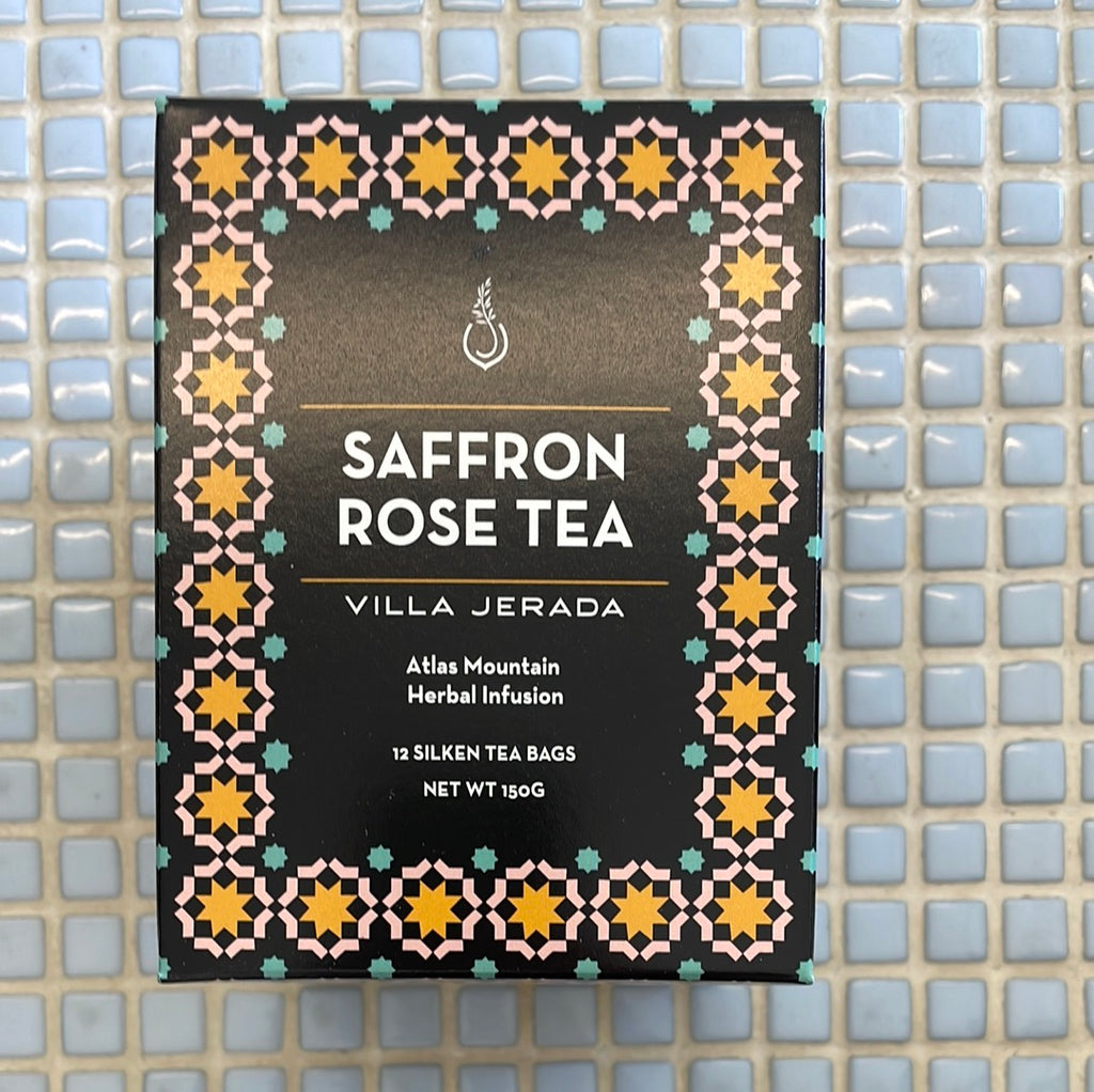 Villa Jerada saffron rose tea
