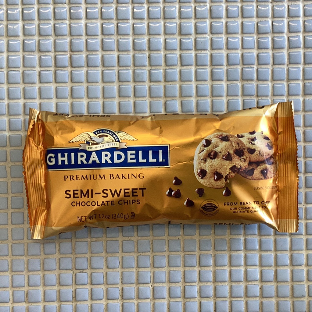 ghirardelli semisweet chocolate baking chips