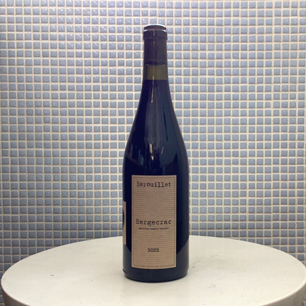 barouillet ‘bergecrac’ red blend wine 2022