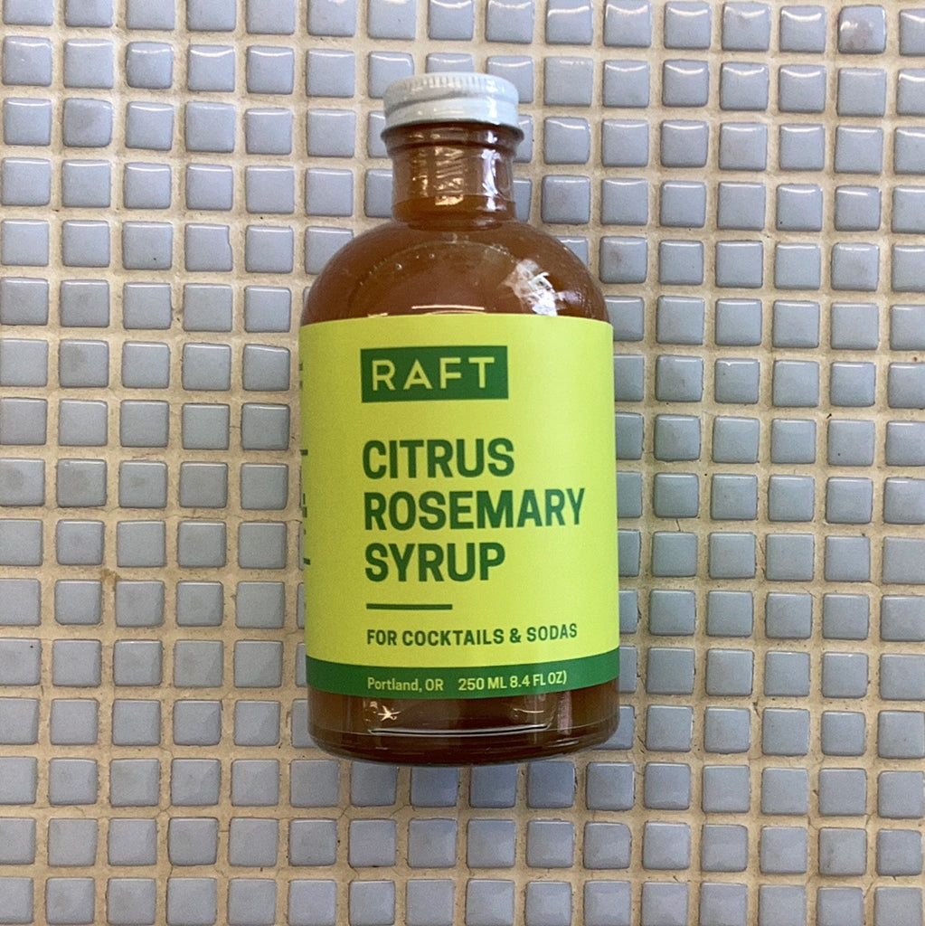 raft citrus rosemary syrup | SIP SNACK