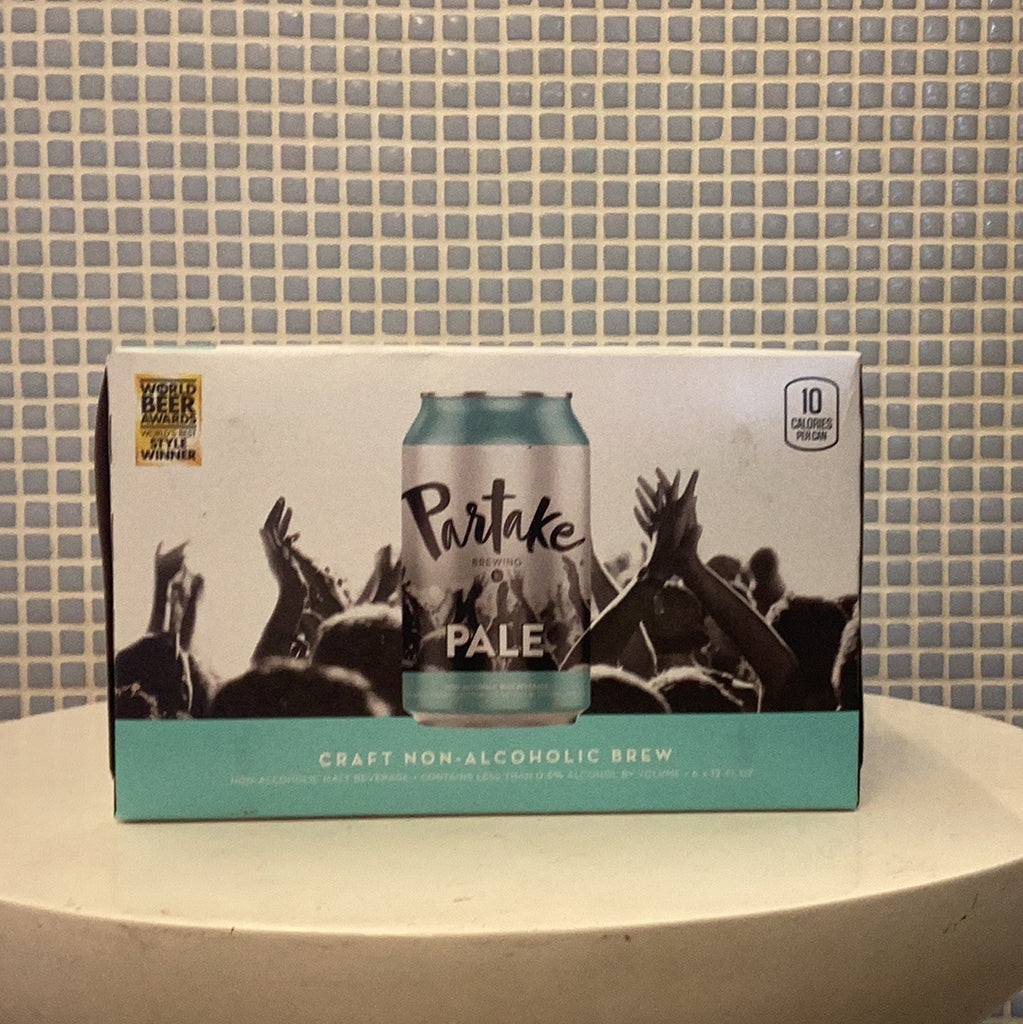 partake brewing ‘pale’ non-alcoholic beer 12oz 6pk