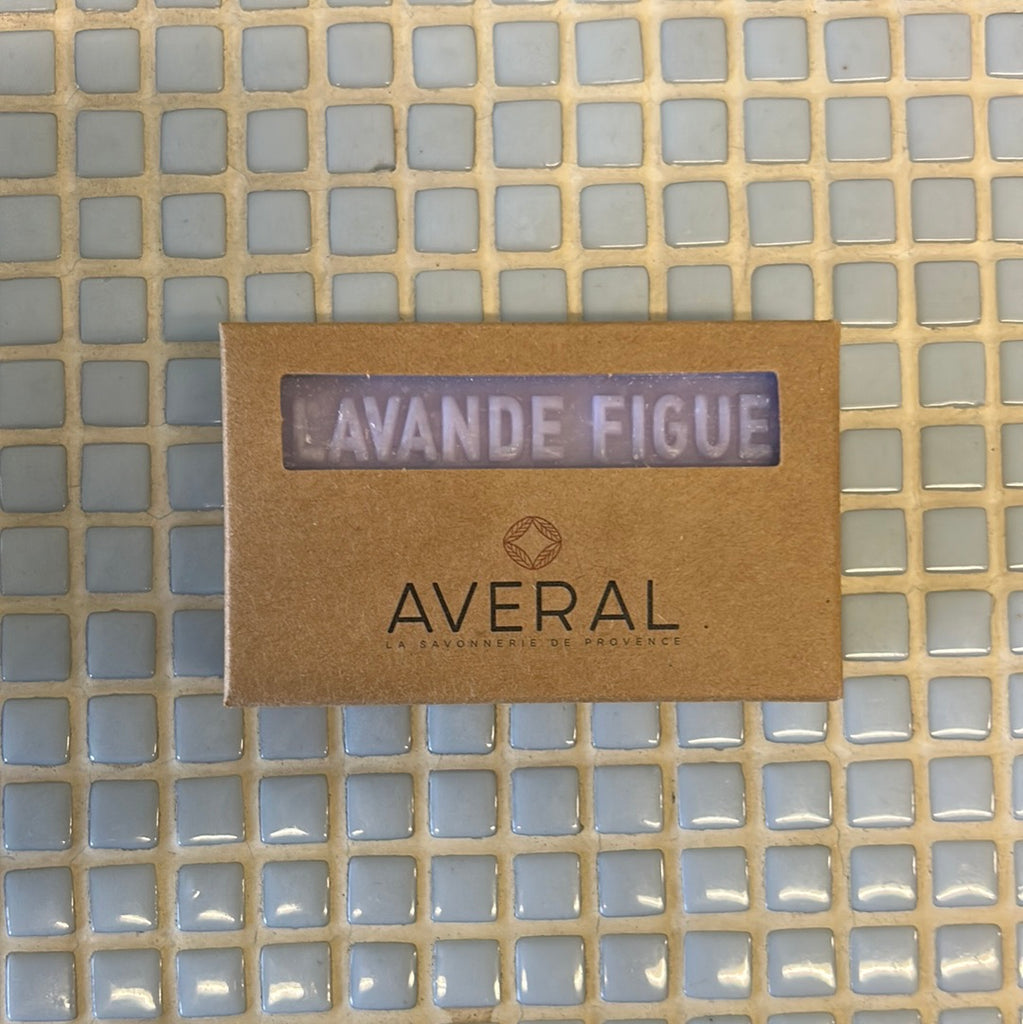 averal lavender figue french soap bar