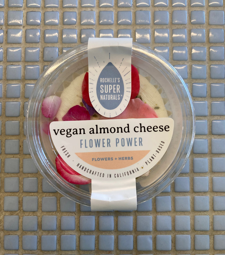 rochelle's super natural 'flower power' vegan almond cheese