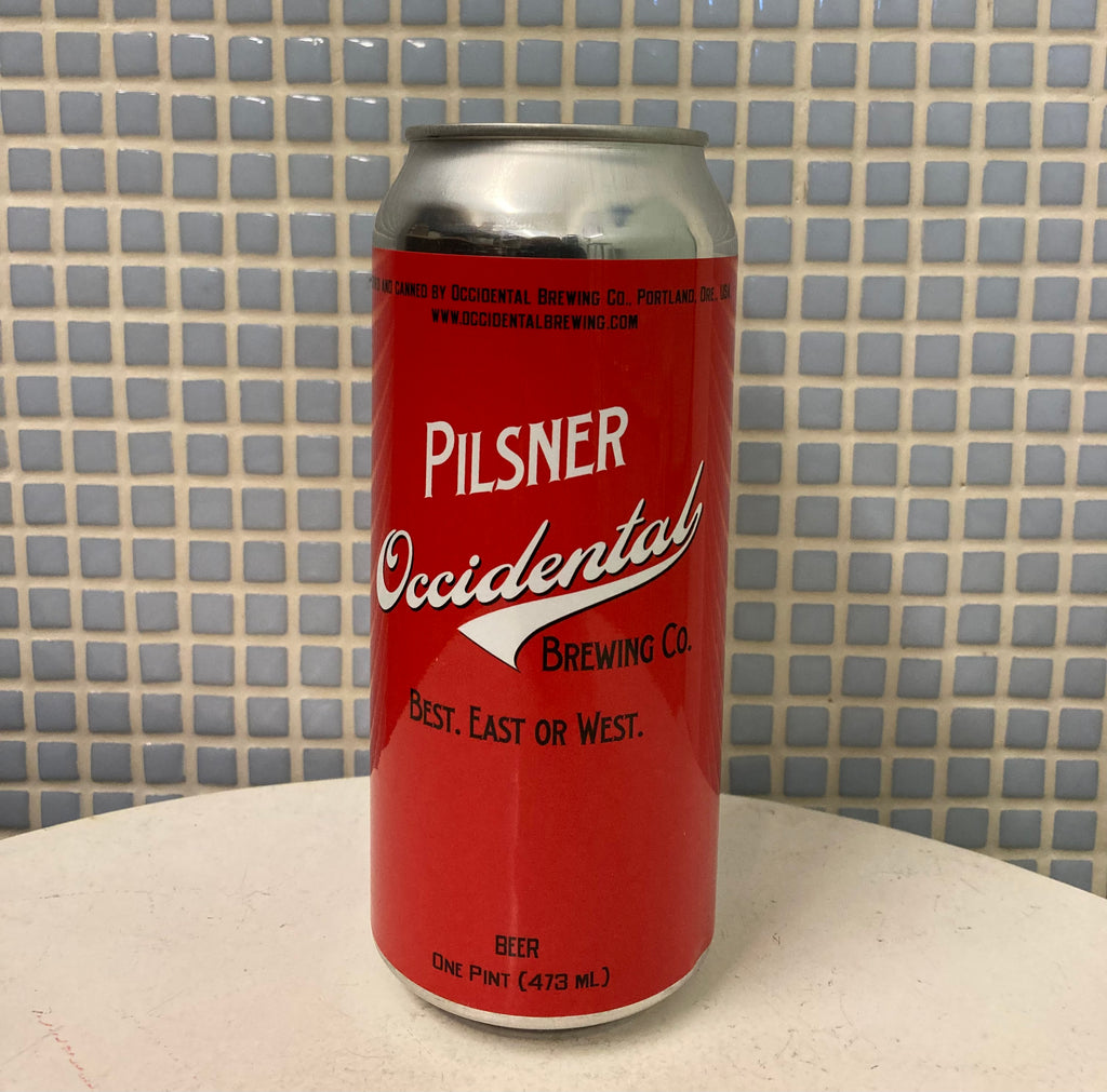 occidental pilsner - single can