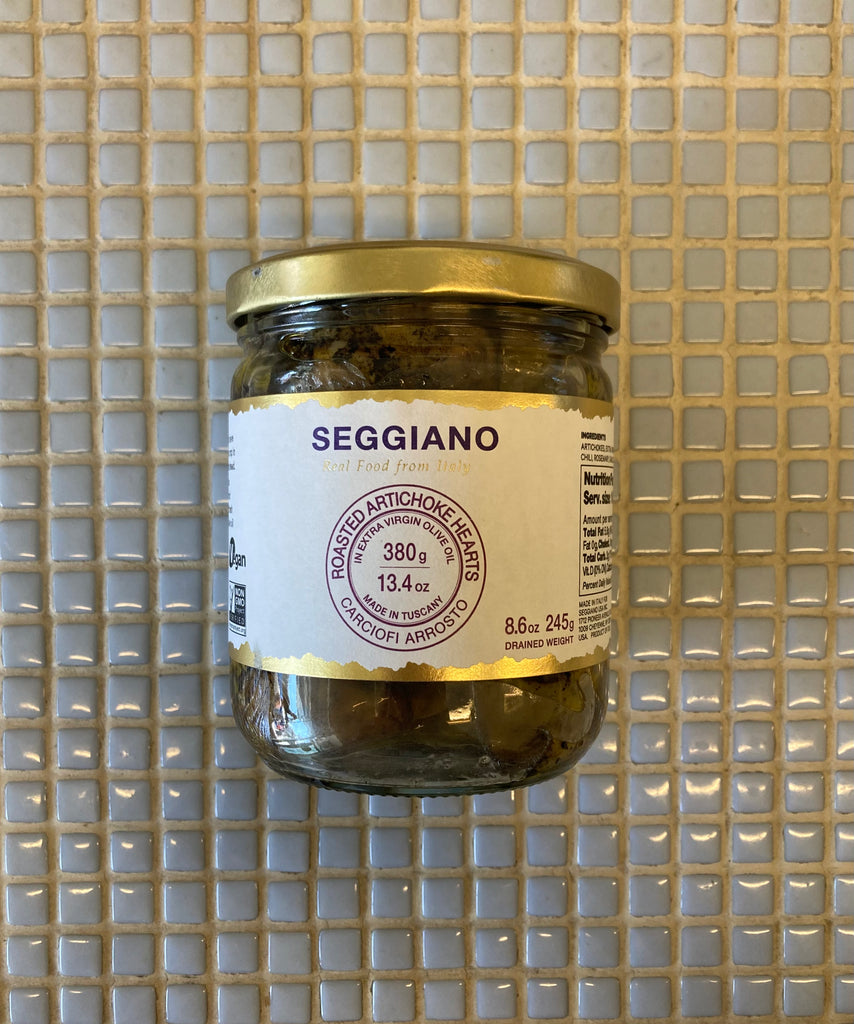seggiano roasted artichoke hearts in evoo