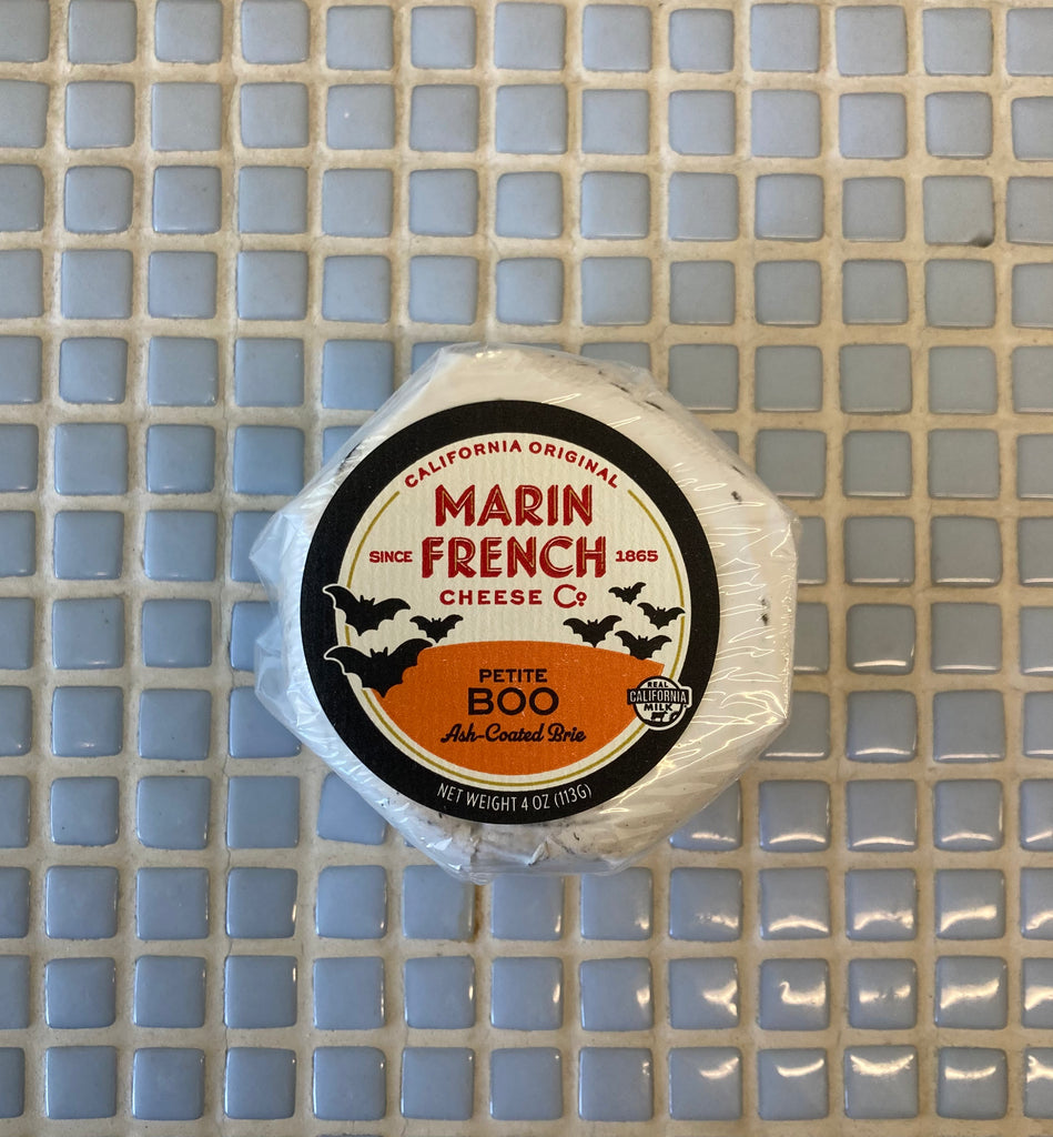 marin french cheese ‘petit boo’ ash-coated brie*