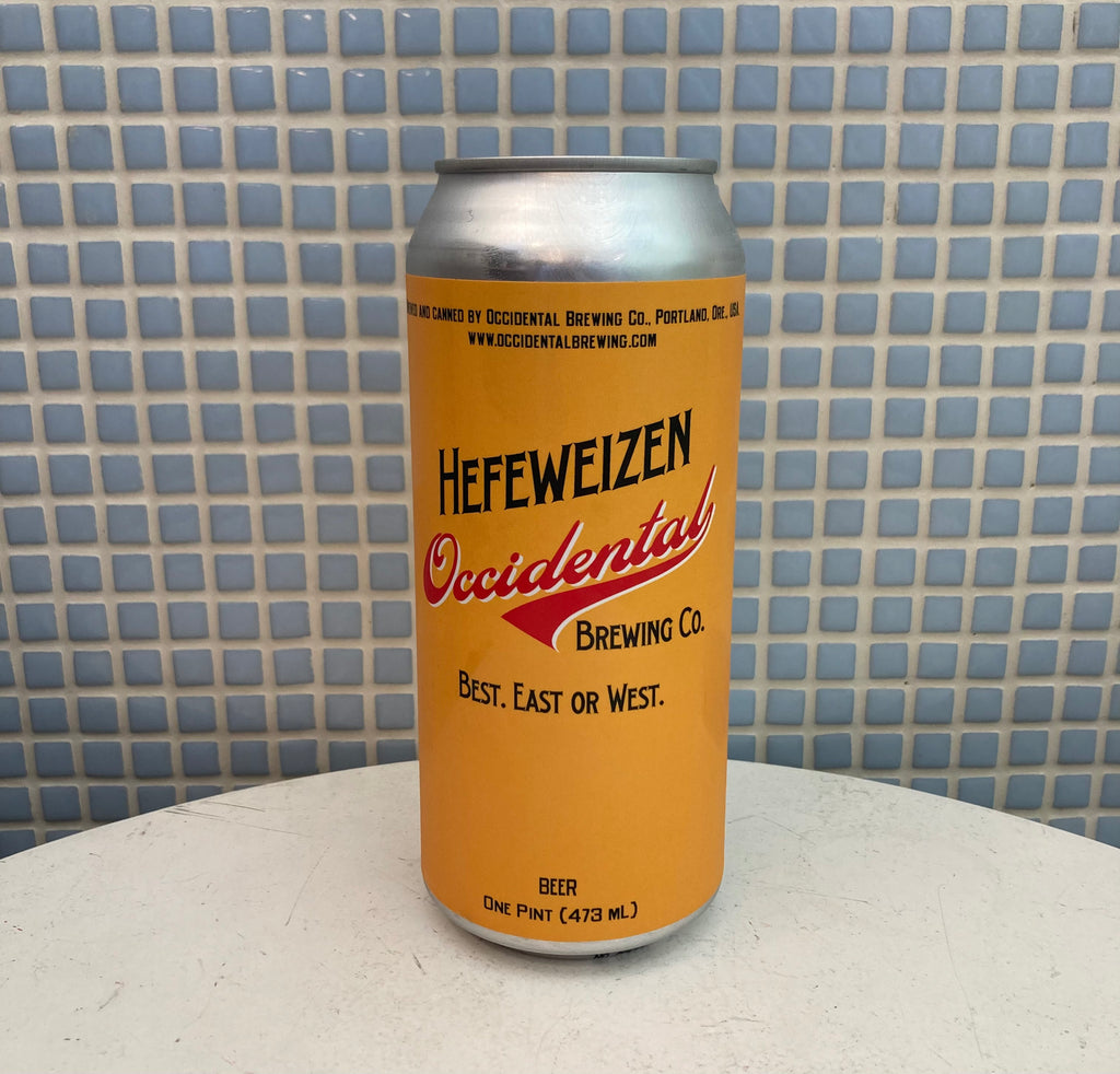 occidental hefeweizen single can