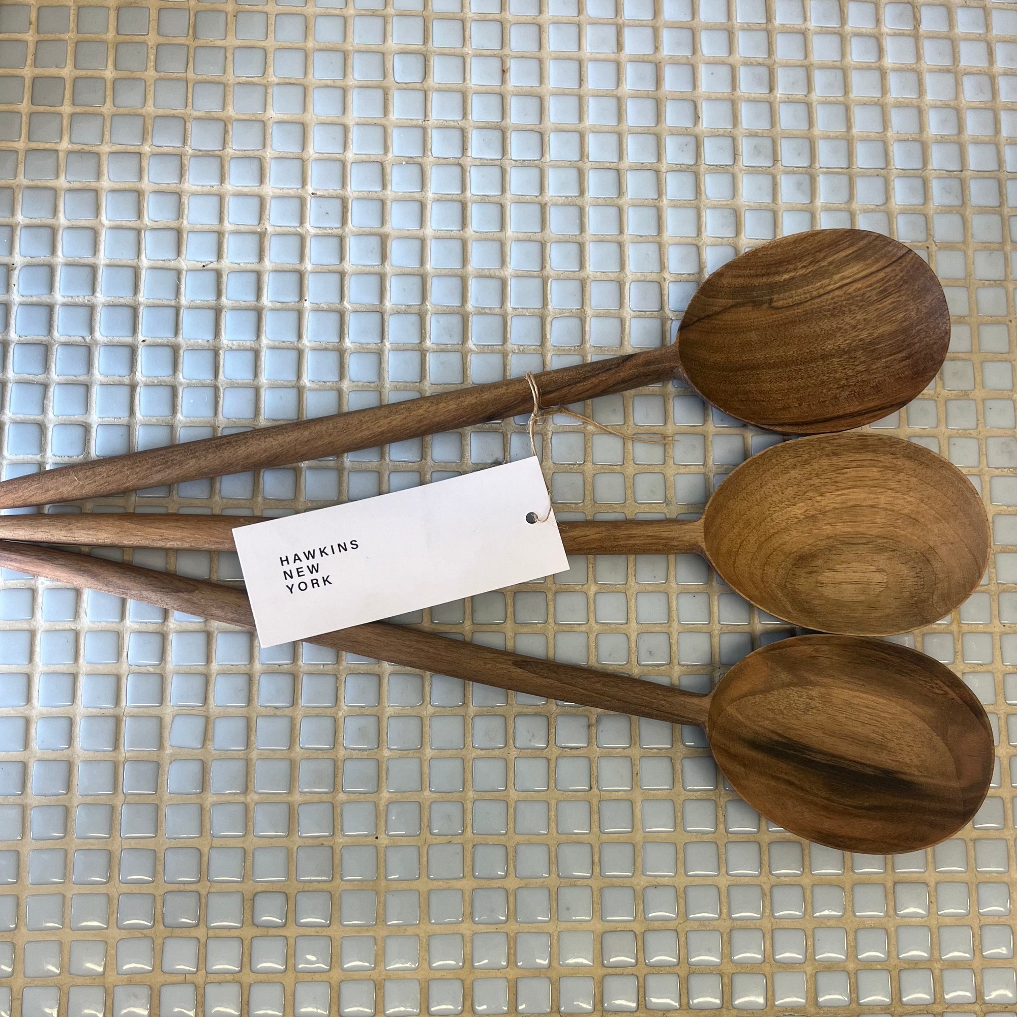 hand carved walnut spoon hawkins ny