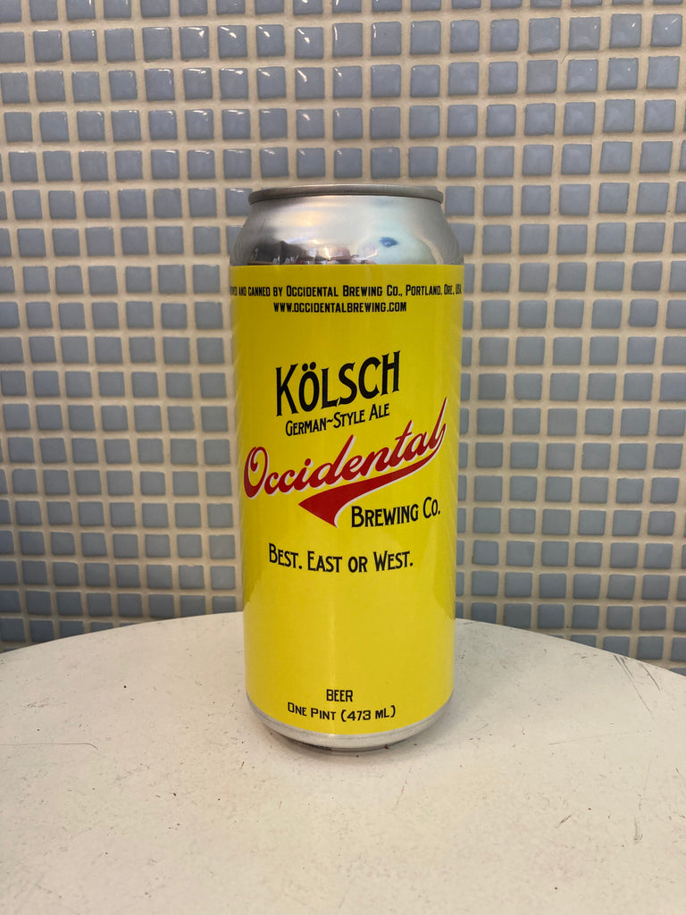 occidental kölsch single can