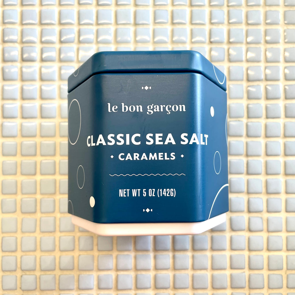 le bon garcon sea salt caramel tin