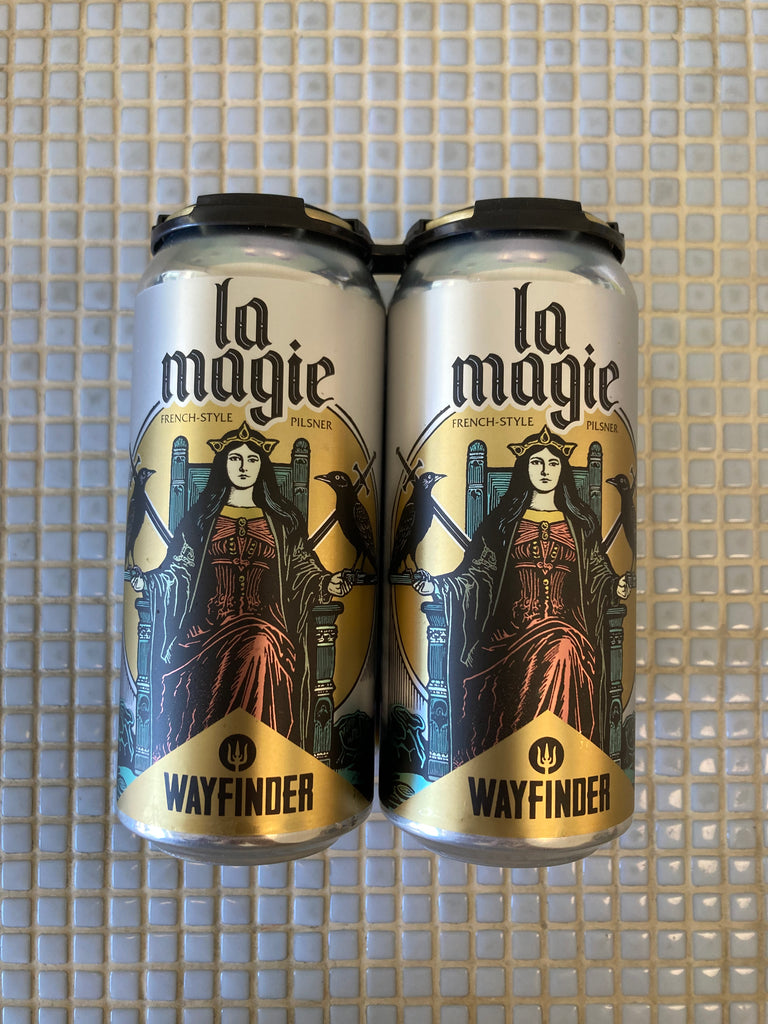 wayfinder ‘la magie’ french-style pilsner - 4pk 16oz cans