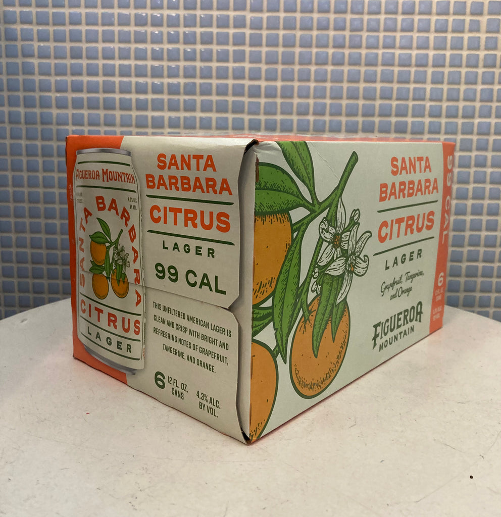 figueroa mountain santa barbara citrus fruited lager - 6pk 12oz cans
