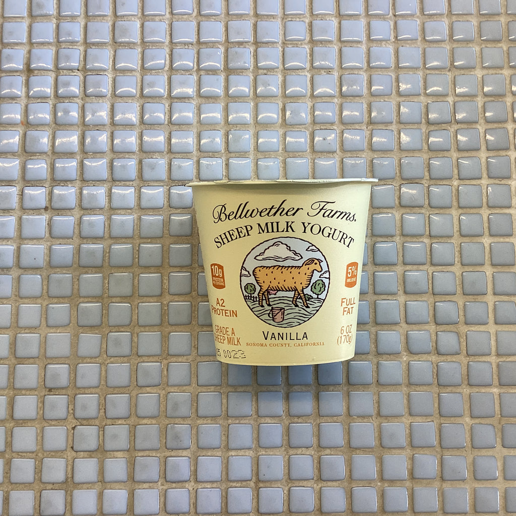 Bellwether farms sheep milk yogurt vanilla