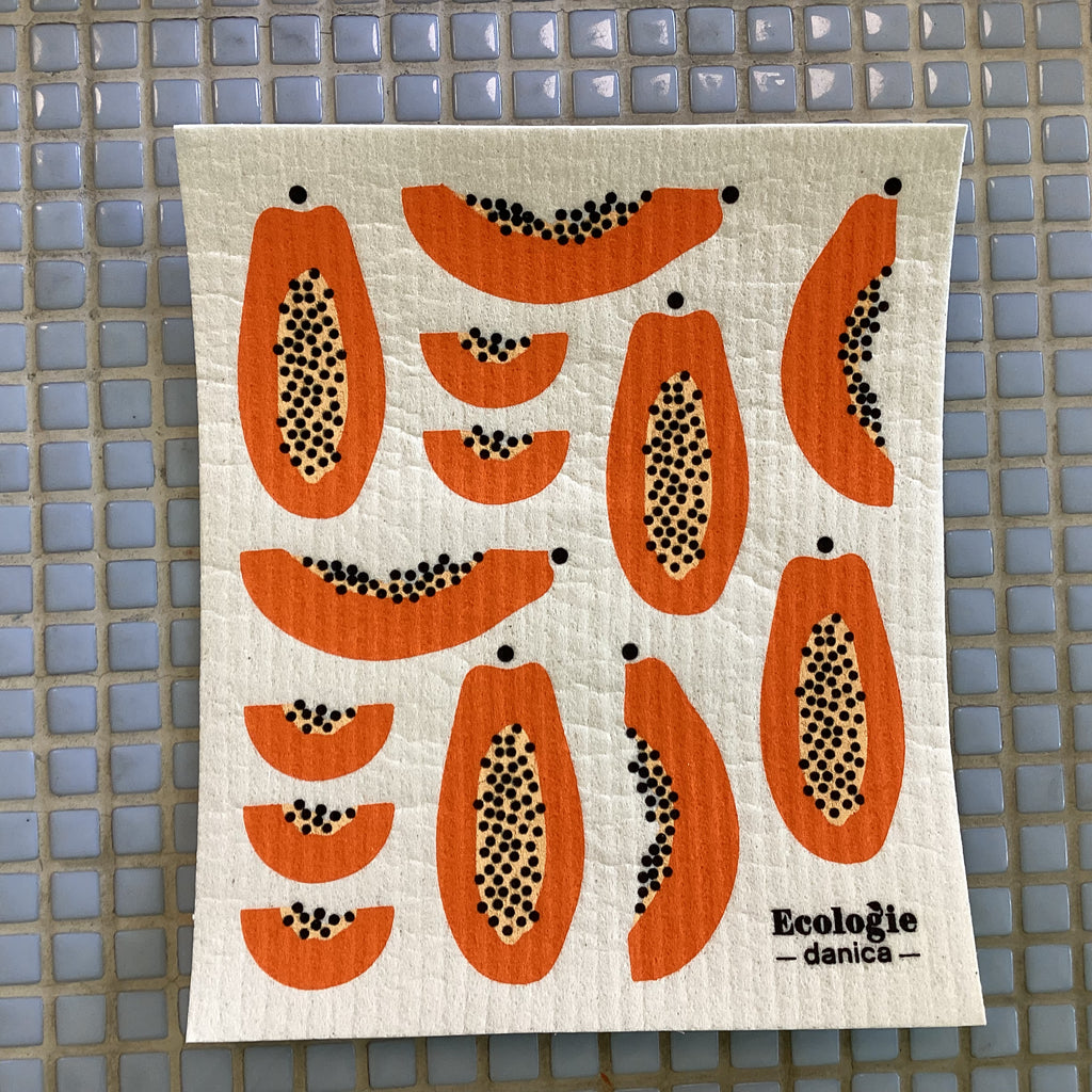 Ecologie dishcloth papaya