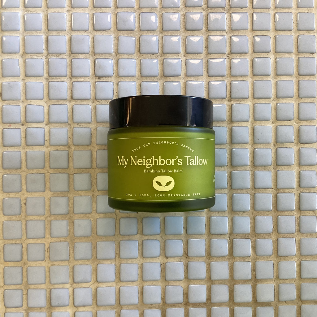 My neighbor’s tallow balm bambino