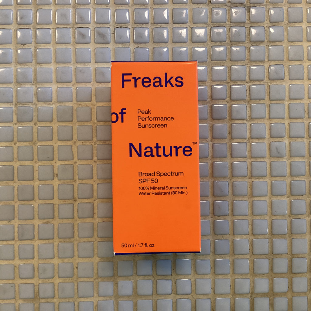 Freaks of nature peak performance sunscreen