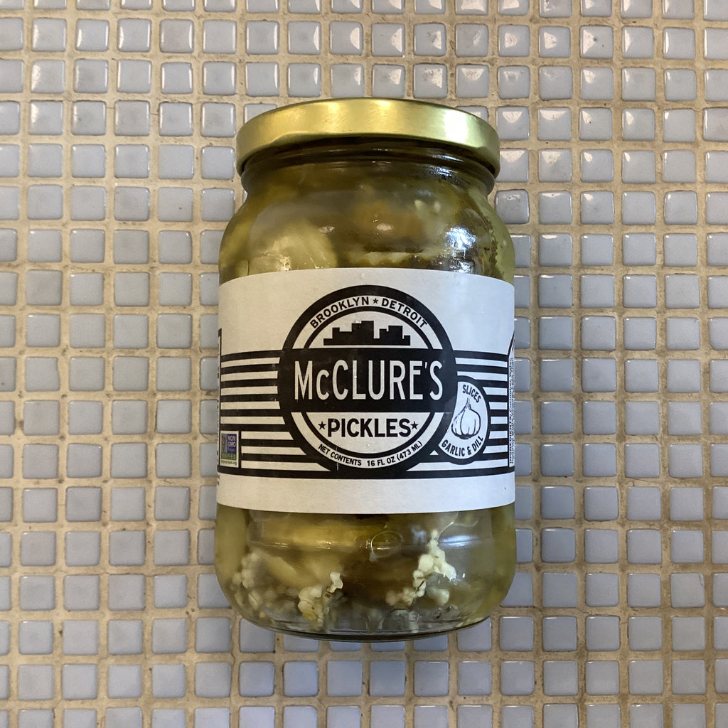 mcclure's pickles garlic and dill slices 16 fl. oz.