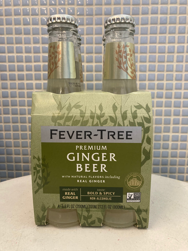 fever free premium ginger beer 4pk 6.8oz