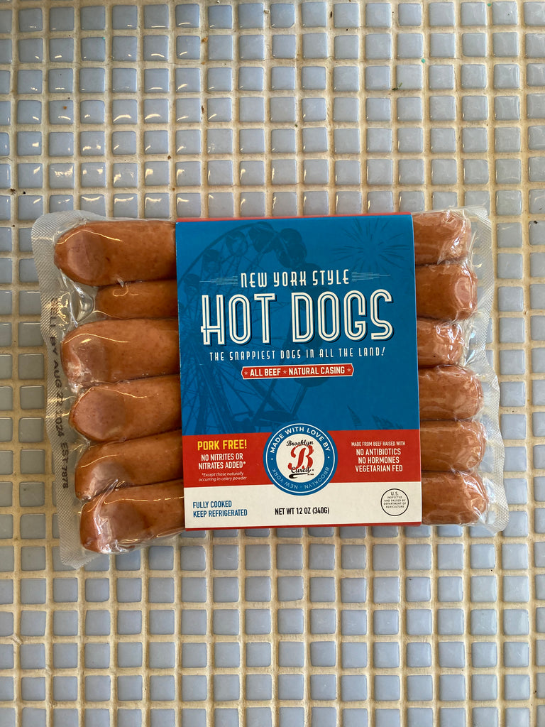 brooklyn cured new york style hot dogs