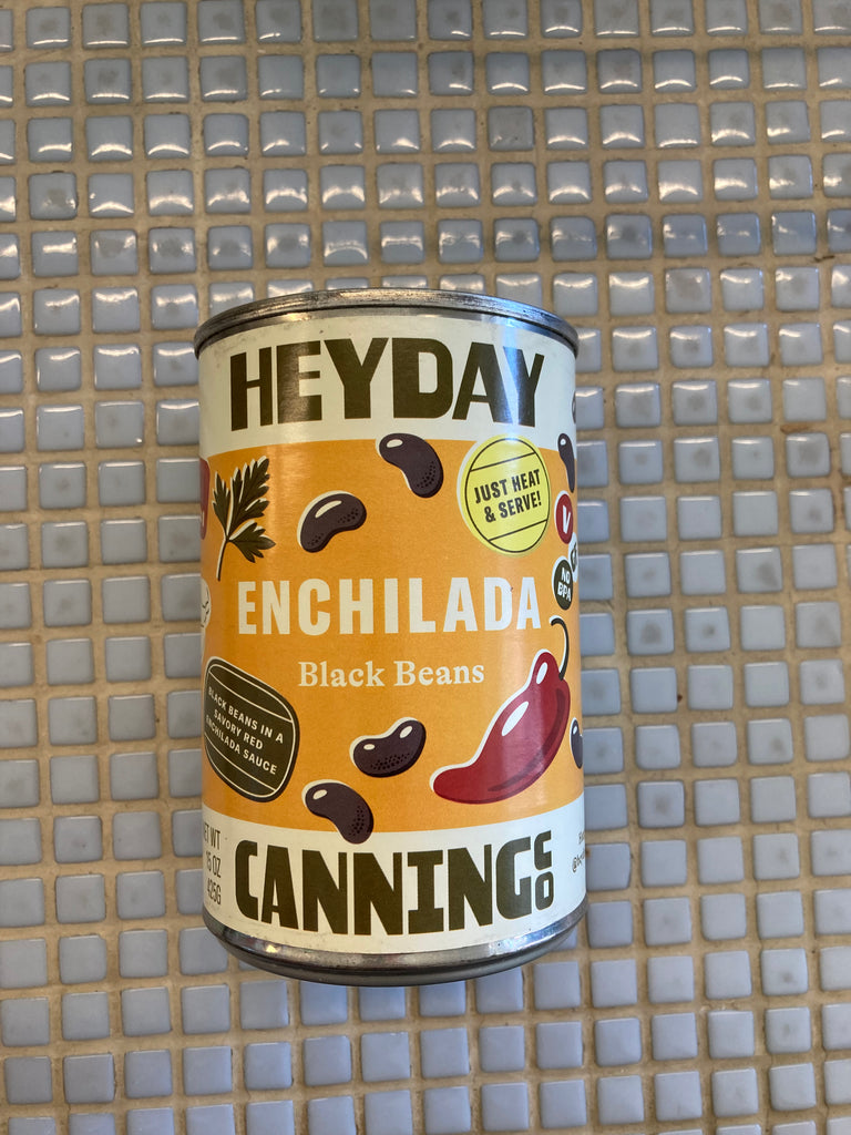 heyday canning enchilada black beans