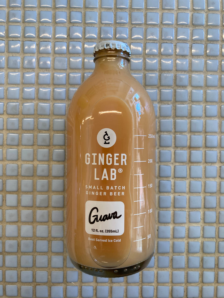 ginger lab guava ginger beer 12oz bottle