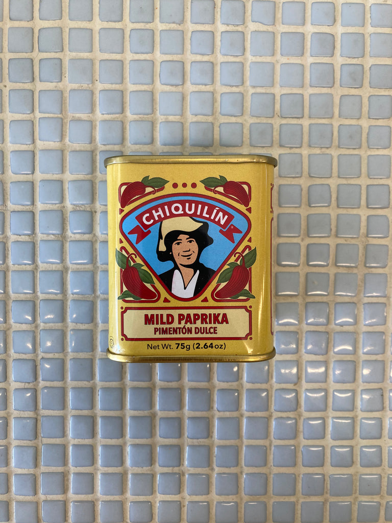 chiquilin mild sweet paprika tin, 75g