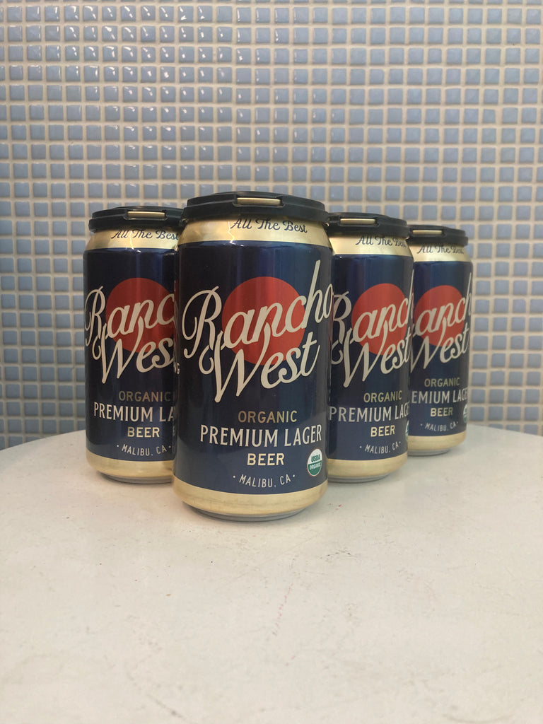 rancho west premium lager - 6pk 12oz cans