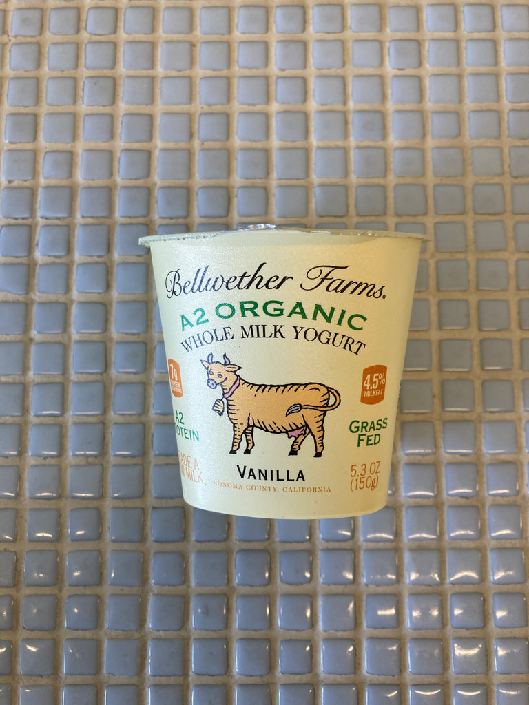 bellwether farms vanilla yogurt, 5.3oz
