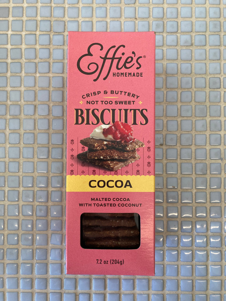 effie’s cocoa oatcake biscuits