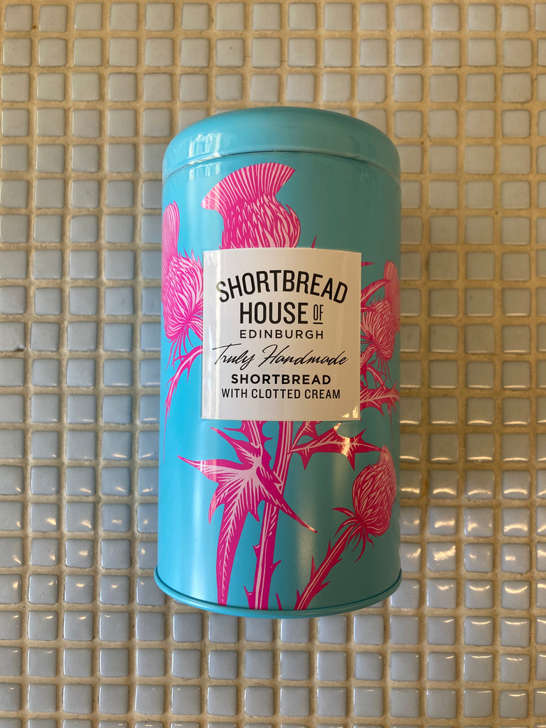 shortbread house of edinburgh shortbread tin - spanish clementine