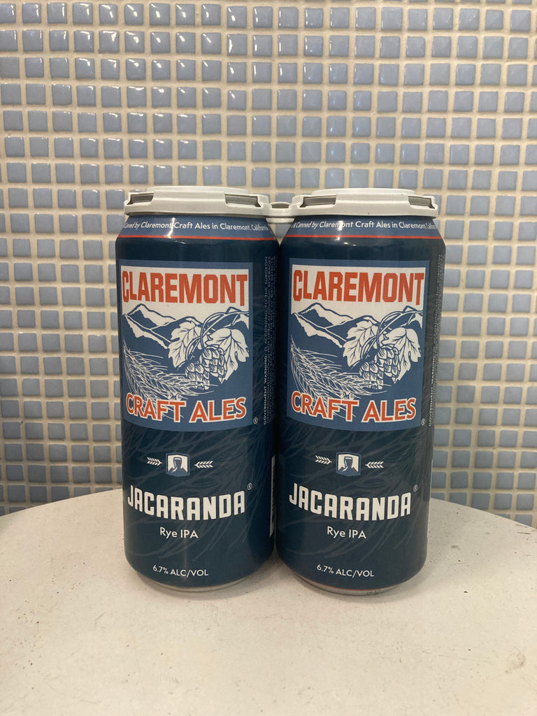 claremont craft ales ‘jacaranda’ rye ipa - 4pk 16oz cans