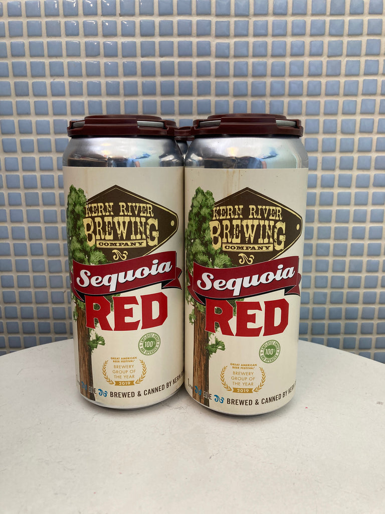 kern river brewing ‘sequoia red’ amber ale - 4pk 16oz cans