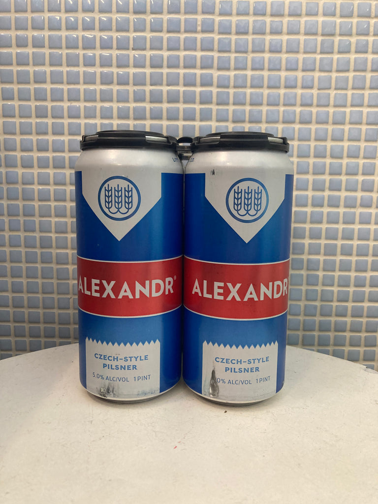 schilling ‘alexandr’ czech-style pilsner - 4pk 16oz cans