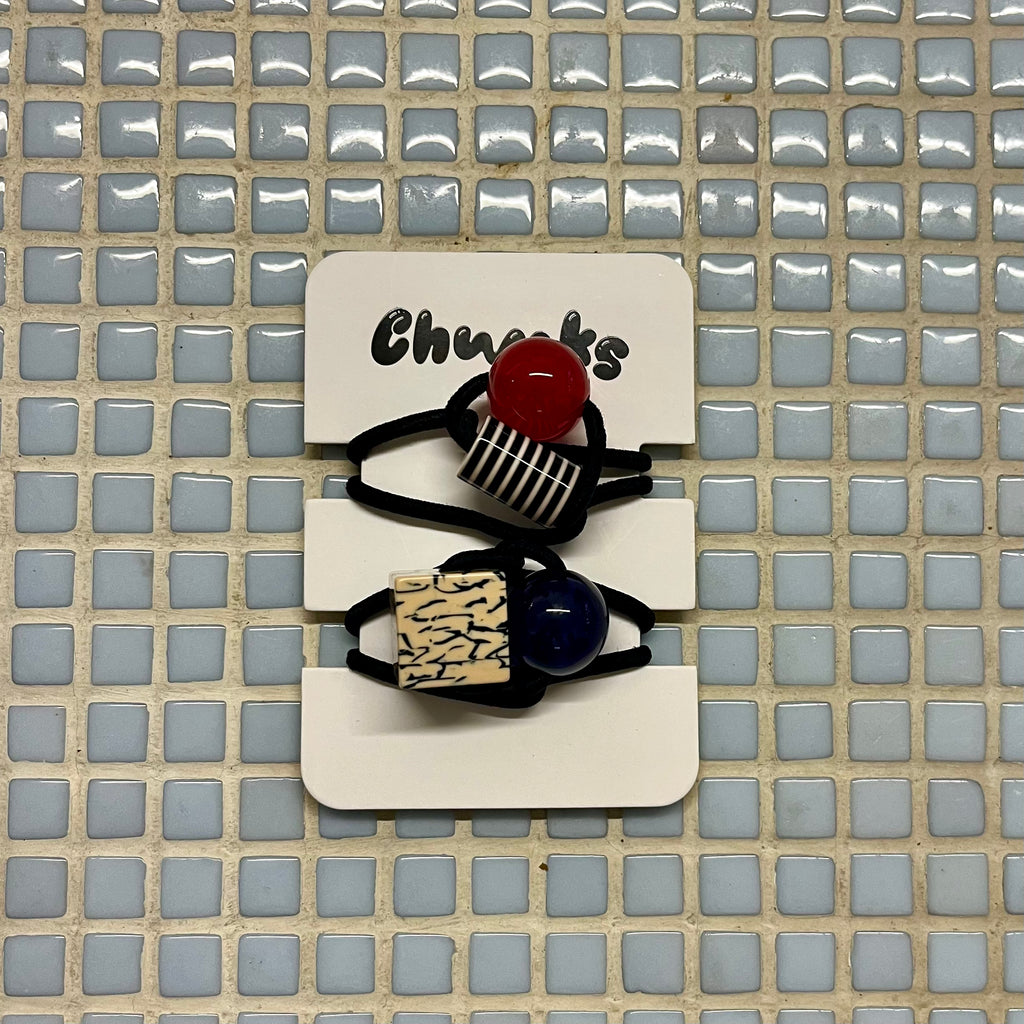 Chunks pony tail elastic bobble