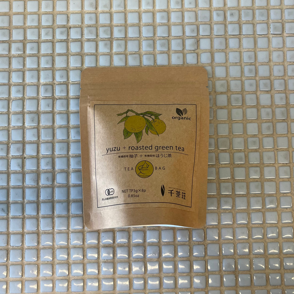 yuzu hojicha green tea
