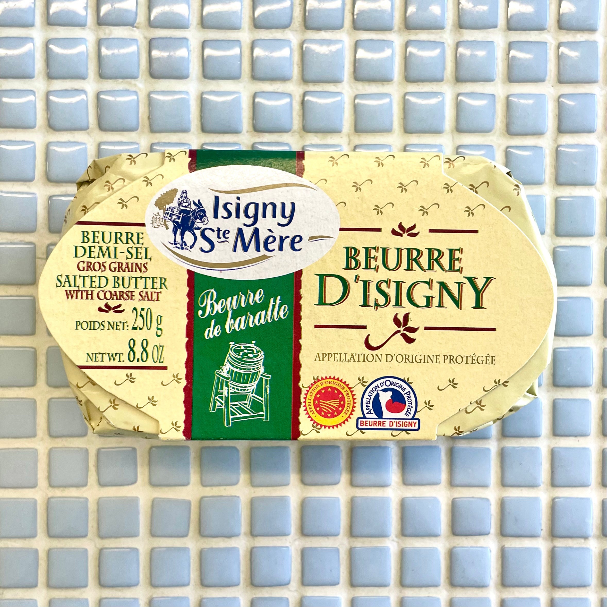 buerre d'isigny salted aop churned butter salted | SIP SNACK, image size:2357x2357