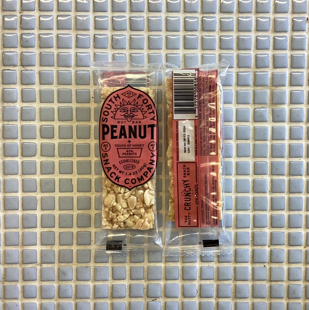 south forty peanut crunchy nut bar