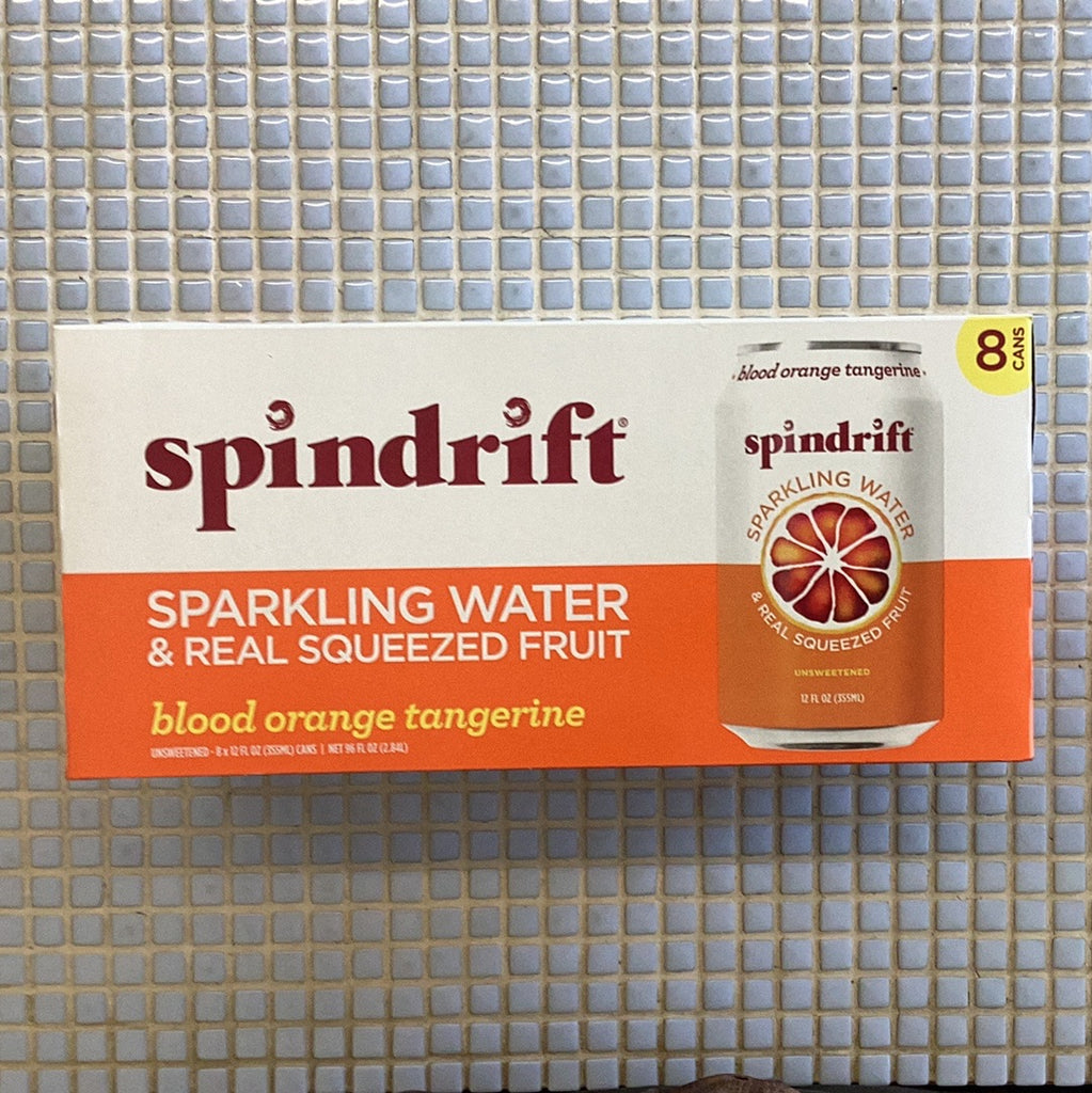 spindrift blood orange tangerine 8 pack