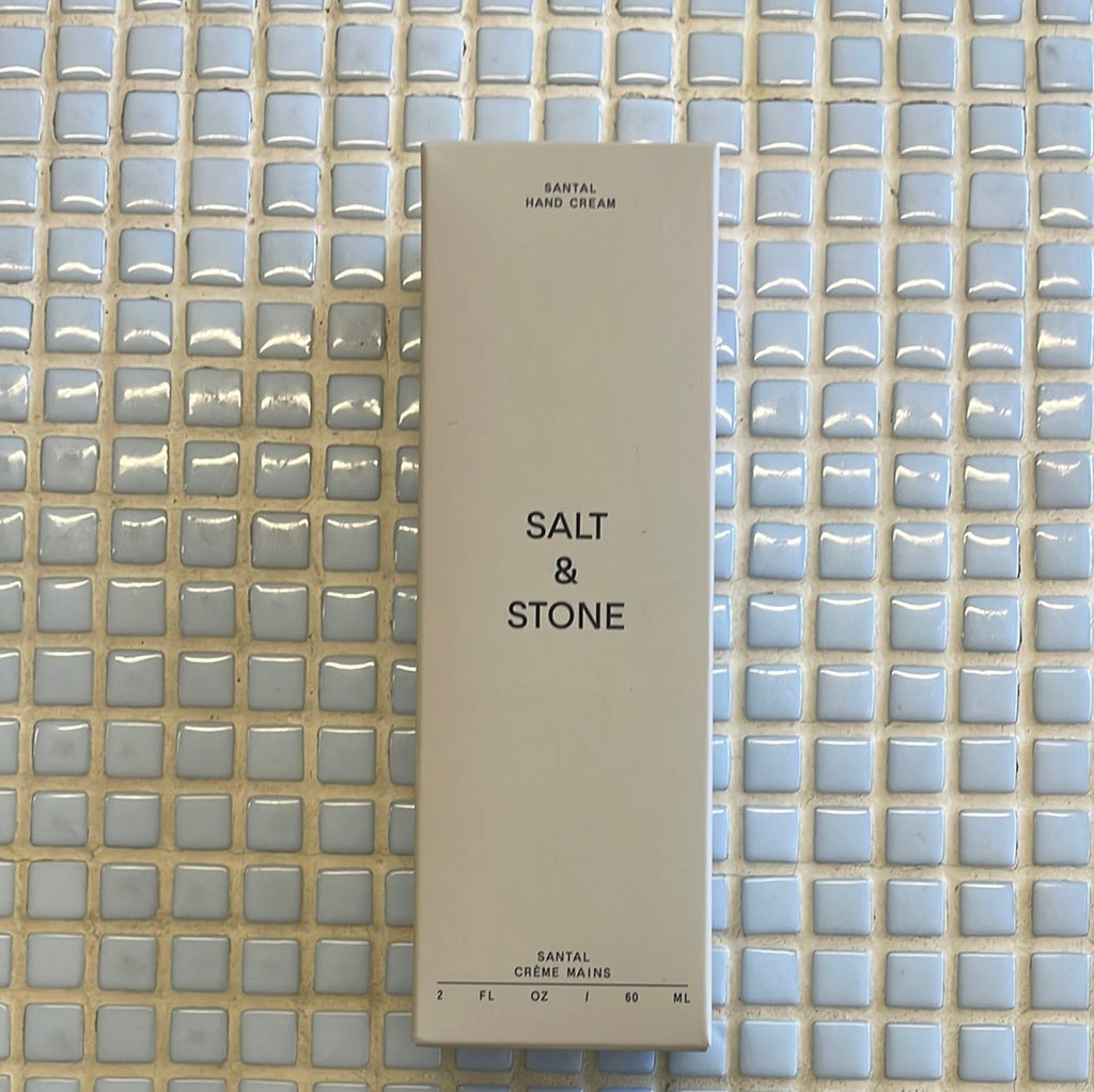 Salt & stone santal hand cream