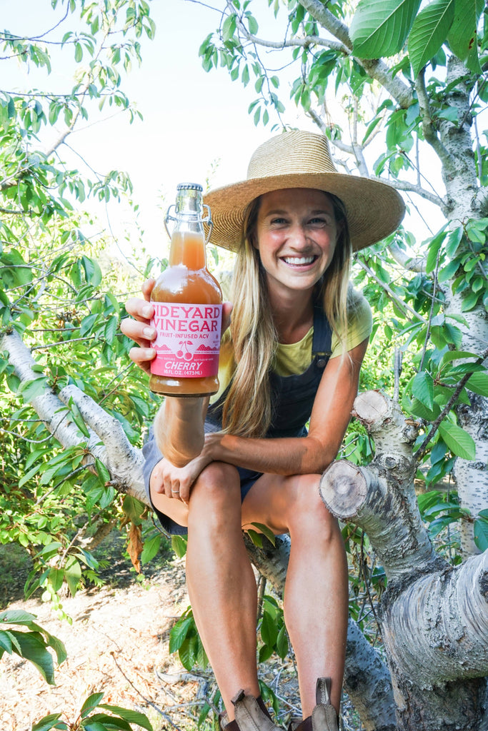 NEW Sideyard Cherry Fruit-Infused Vinegar (ACV)