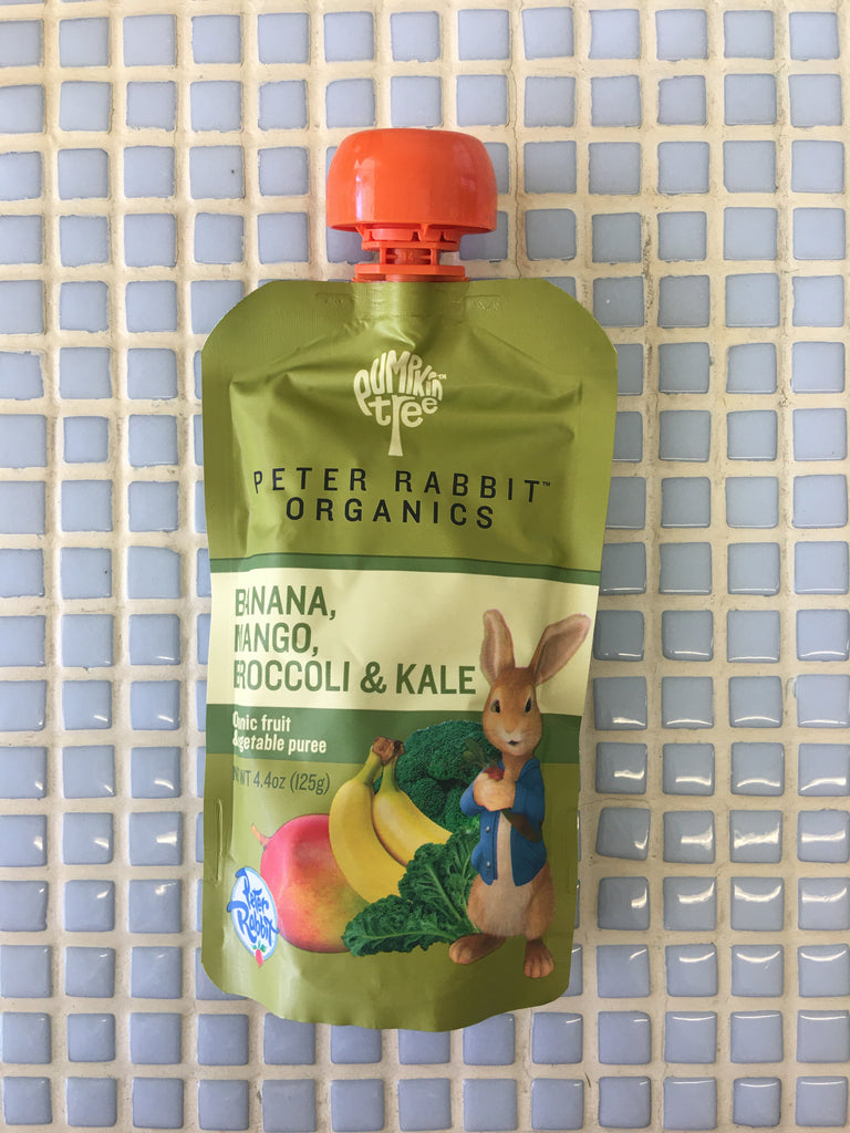 peter rabbit banana mango broccoli & kale puree