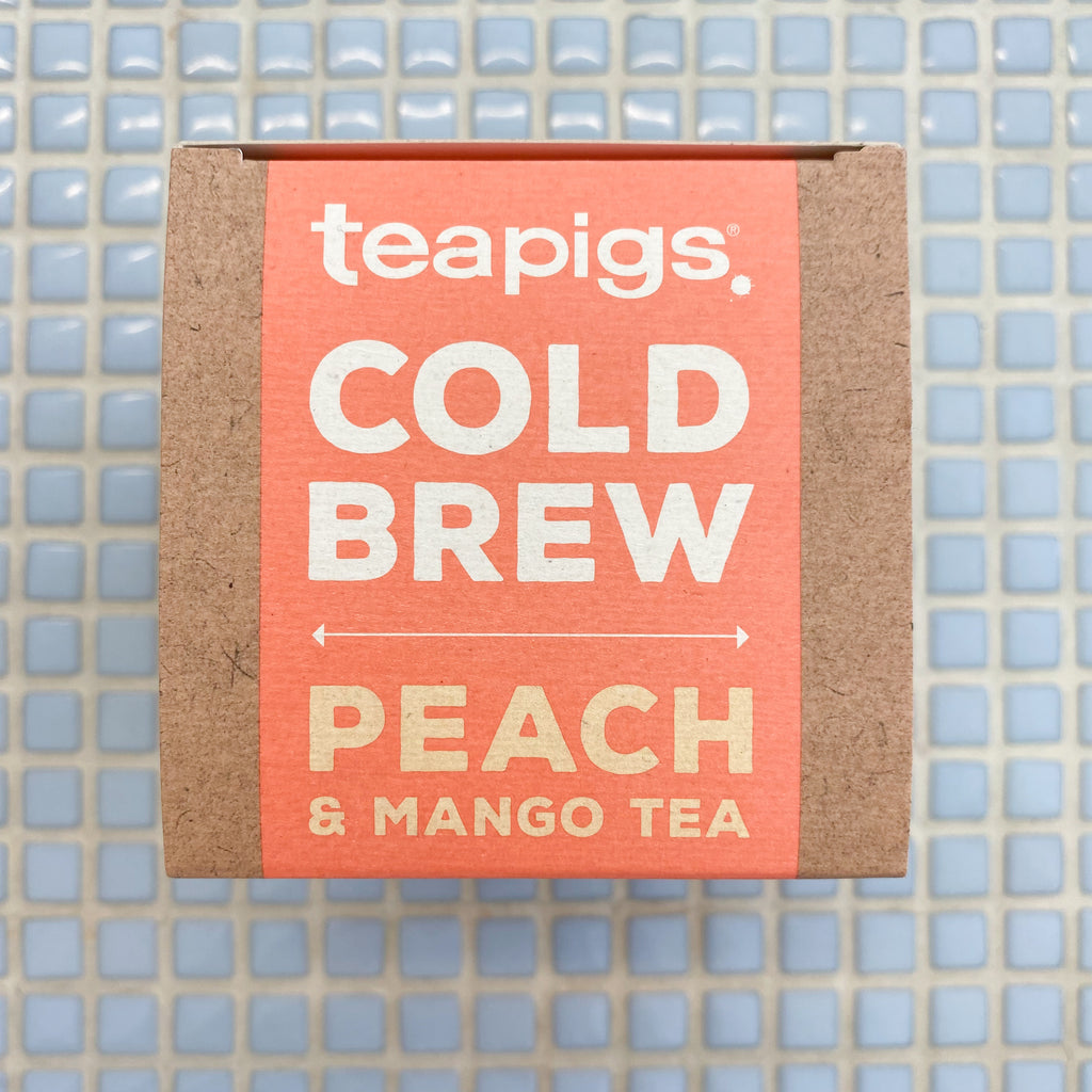 teapigs cold brew peach & mango