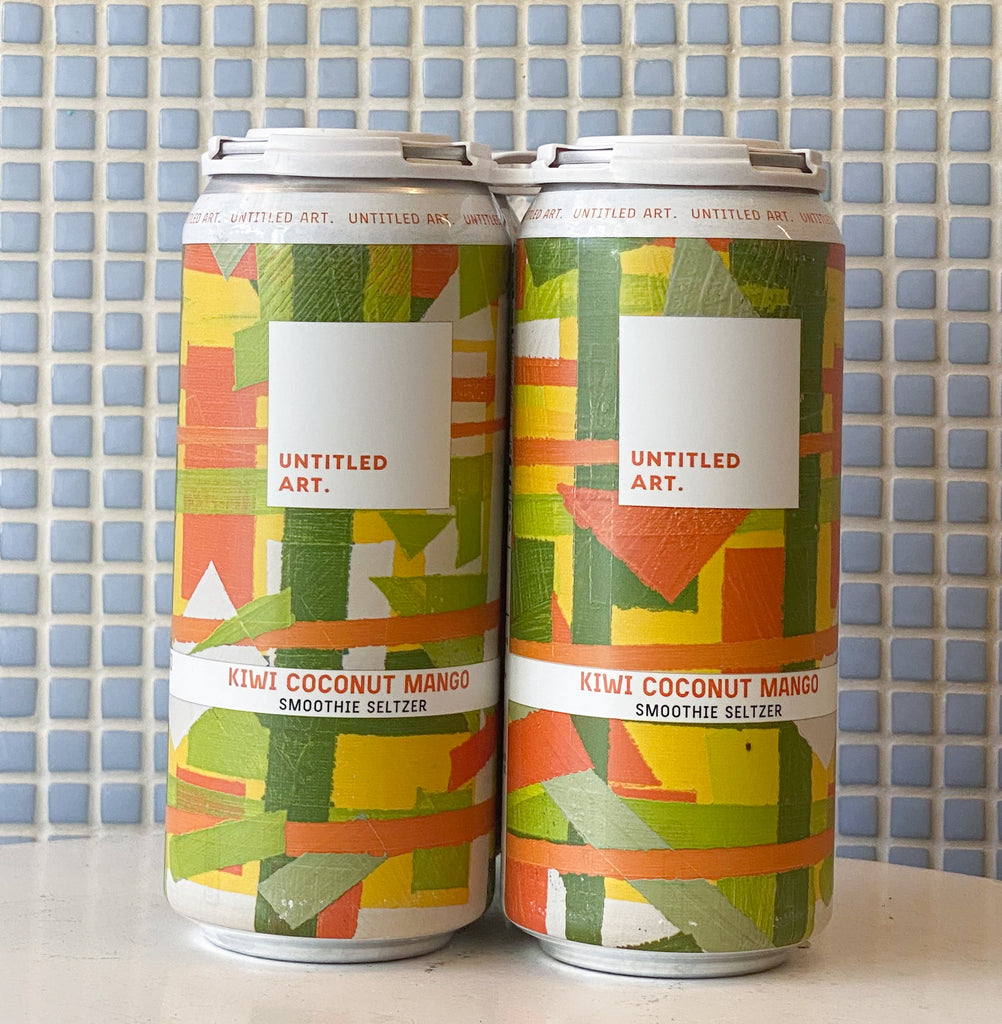 untitled art kiwi coconut mango smoothie seltzer