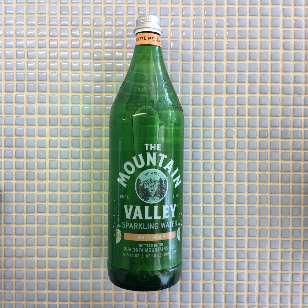 mountain valley 1L peach sparkling water